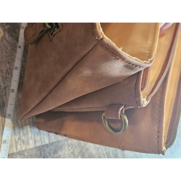 Union bay y2k western wallet wristlet crossbody mini clutch laser cut coin purse - Picture 4 of 7